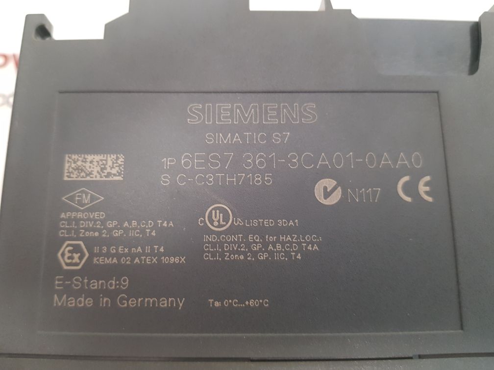 Siemens 6es7 361-3ca01-0aa0 interface module