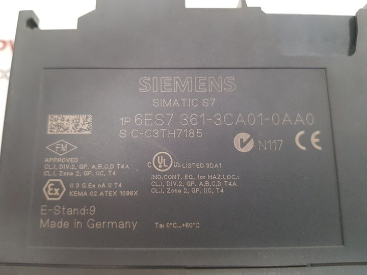 Siemens 6es7 361-3ca01-0aa0 interface module