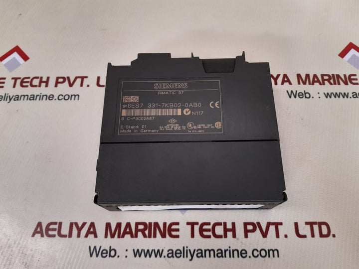 Siemens 6es7 331-7kb02-0ab0 simatic s7 input module