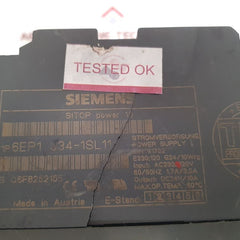 Siemens 6ep1 334-1sl11 power supply