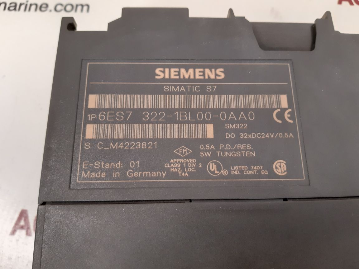 Siemens sm322 6es7 322-1bl00-0aa0 output module