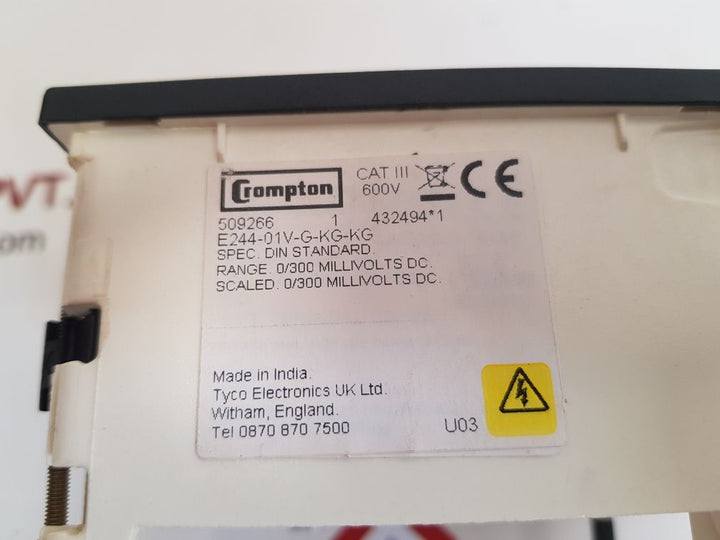 Crompton e244-01v-g-kg-kg panel meter