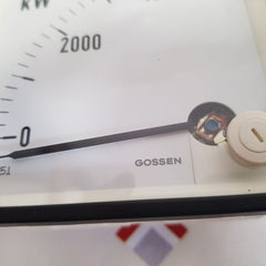 Gossen 1604pbc10 kw meter 0-4500 kw