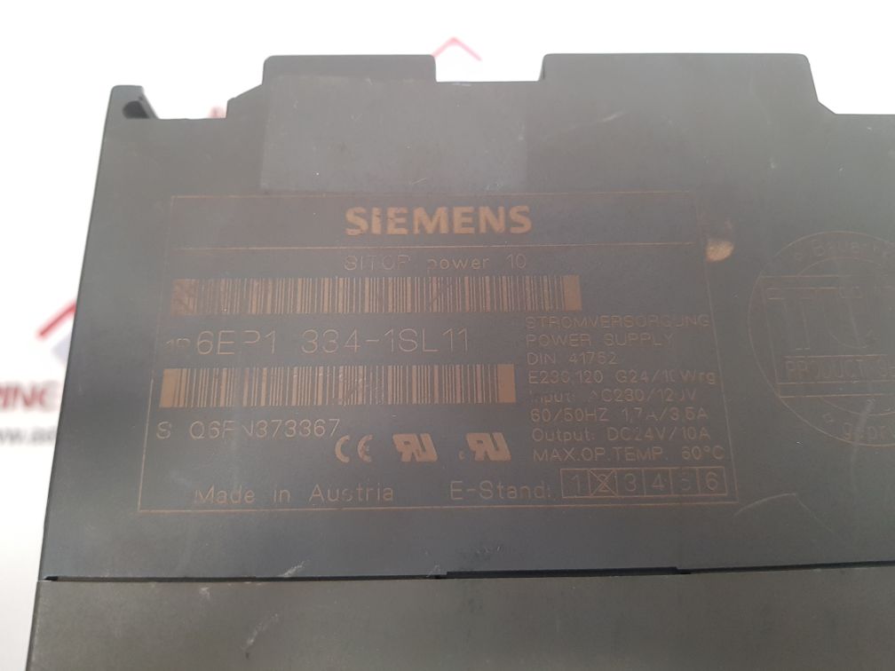 Siemens 6ep1 334-1sl11 power supply Used