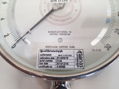 Budenberg 5214fgp standard test gauge cl 0.25