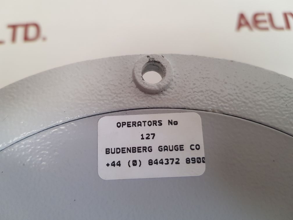 Budenberg 5214fgp standard test gauge 0-200 bar