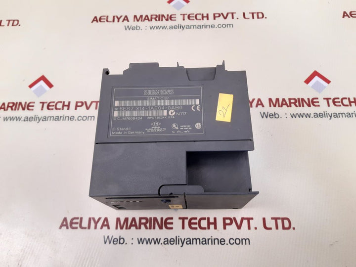 Siemens simatic s7-300 6es7 314-1ae04-0ab0 module 60°c