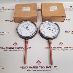 Brannan 150mm dial bottom entry thermometer 0 to 120°c