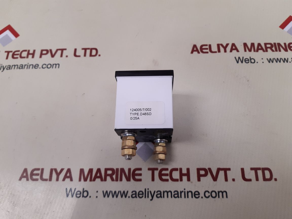 Hobut d48sd ammeter 0/25a