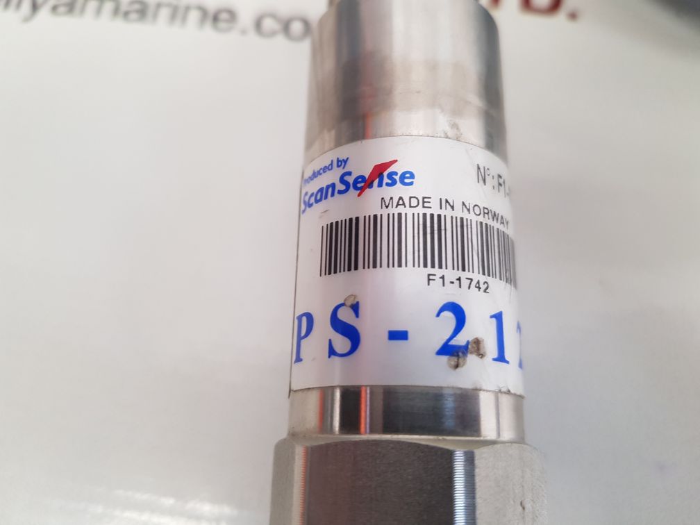 Scansense ps-2120 pressure transmitter range: 0-210 bar