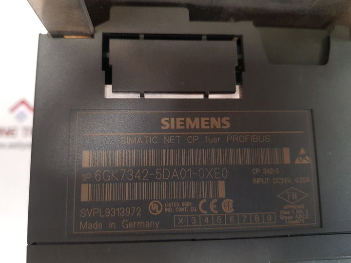 Siemens 307-1ea00-0aa0,cpu315-2 dp,6gk7342-5da01-0xe0 module unit
