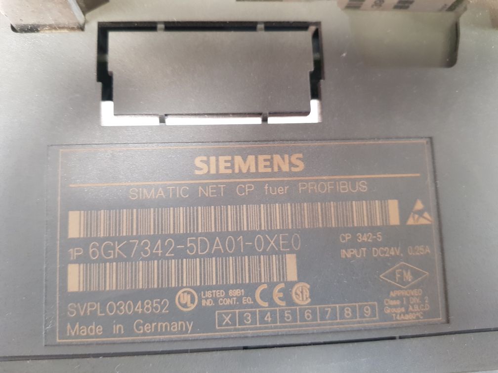 Siemens 307-1ea00-0aa0,cpu318-2,6gk7342-5da01-0xe0 module unit
