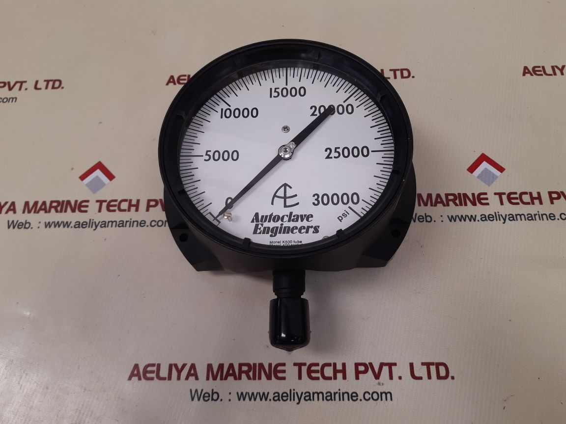 Autoclave monel k500 tube monel 400 socket pressure gauge 0-30000 psi
