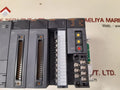 Mitsubishi melsec q61p-a2,q01cpu,qx41,qy41p,qy40p,qj61bt1 module rack