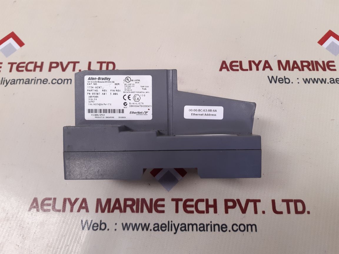 Allen-bradley 1734-aent ser.a point i/o ethernet adapter