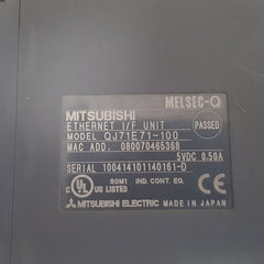 Mitsubishi melsec-q qj71e71-100 ethernet i/f unit