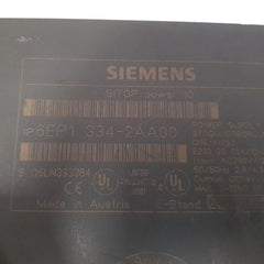 Siemens 6ep1 334-2aa00 sitop power 10 power supply