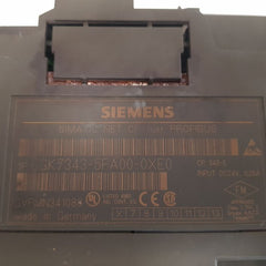 Siemens cp 343-5 6gk7343-5fa00-0xe0 simatic net cr fuer profibus