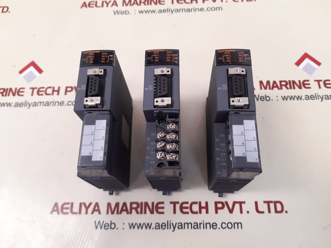 Mitsubishi melsec-q qj71c24n rs-232/rs-422/485 unit