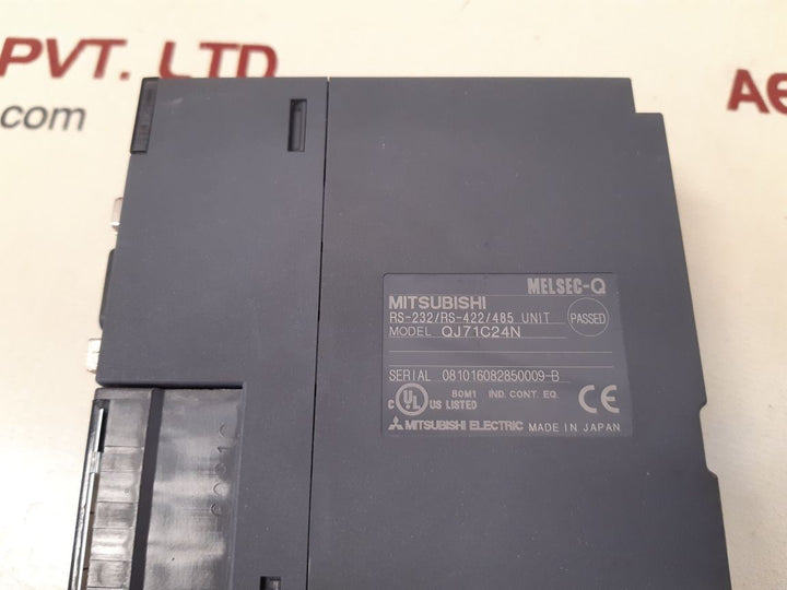 Mitsubishi melsec-q qj71c24n rs-232/rs-422/485 unit
