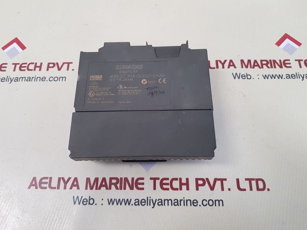 Siemens simatic s7 6es7 334-0ce01-0aa0 analog module