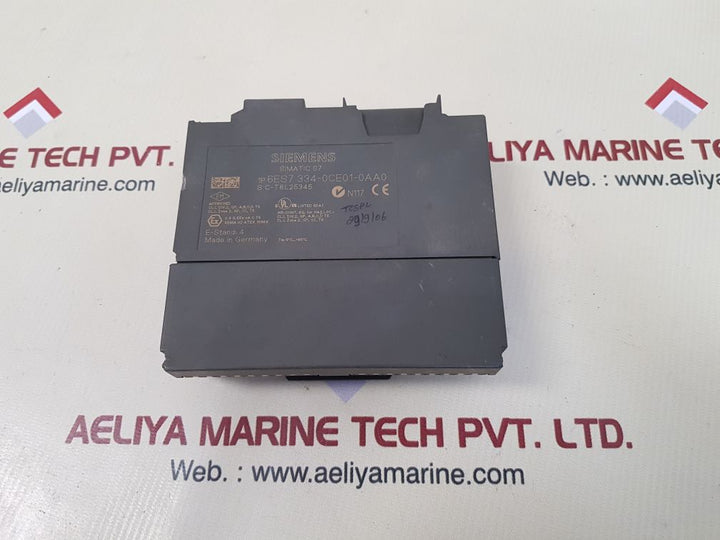 Siemens simatic s7 6es7 334-0ce01-0aa0 analog module