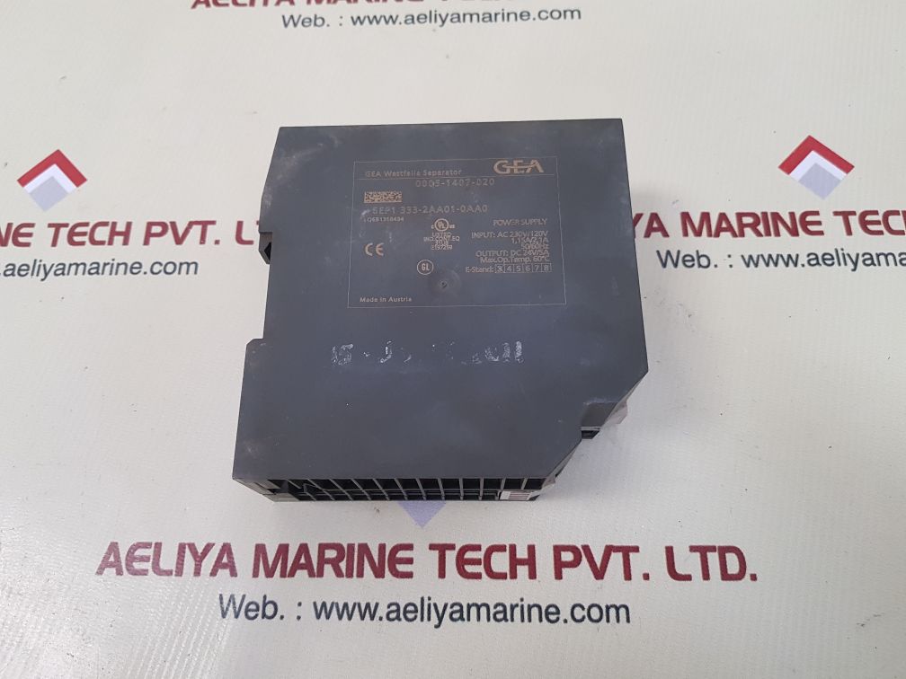 Gea 0005-1407-020 power supply 6ep1 333-2aa01-0aa0 50/60hz