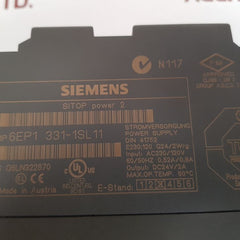 Siemens 6ep1331-1sl11 sitop power 2 power supply