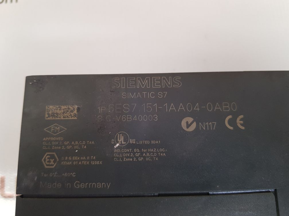 Siemens 6es7 151-1aa04-0ab0 simatic s7 interface module et 200s