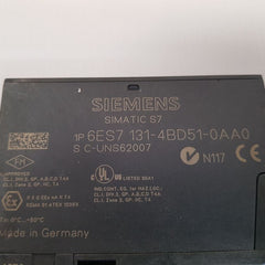 Siemens 6es7 131-4bd51-0aa0 input module 6es7 193-4ca20-0aa0