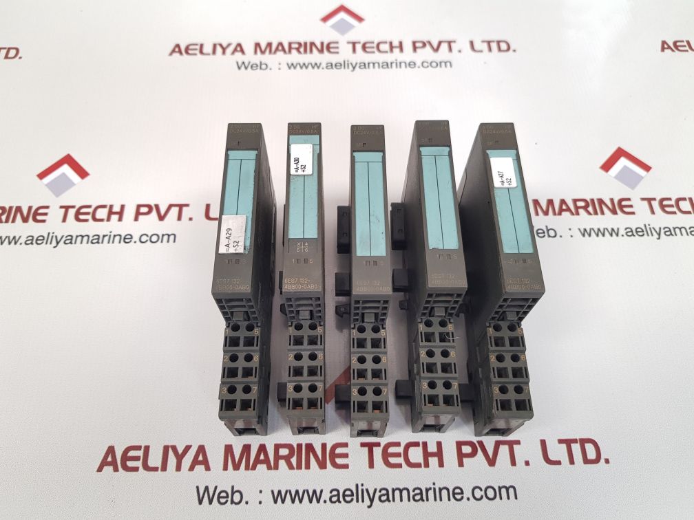 Siemens 6es7 132-4bb00-0ab0 output module 6es7 193-4cb10-0aa0