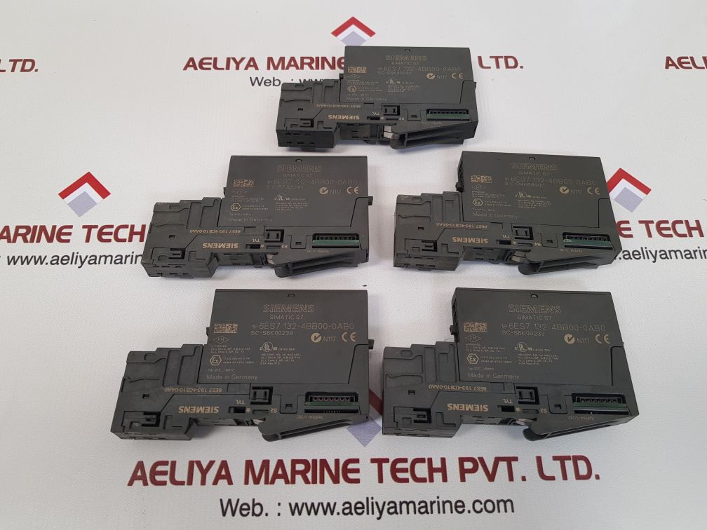 Siemens 6es7 132-4bb00-0ab0 output module 6es7 193-4cb10-0aa0