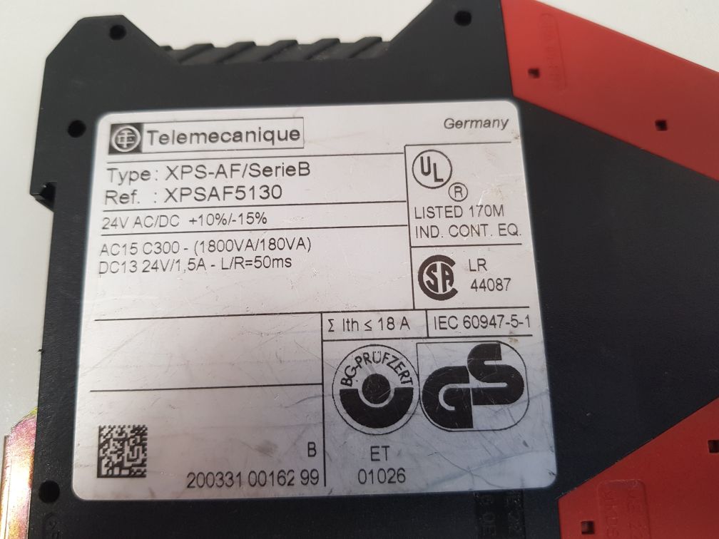 Telemecanique xps-af/serie b safety relay xpsaf5130