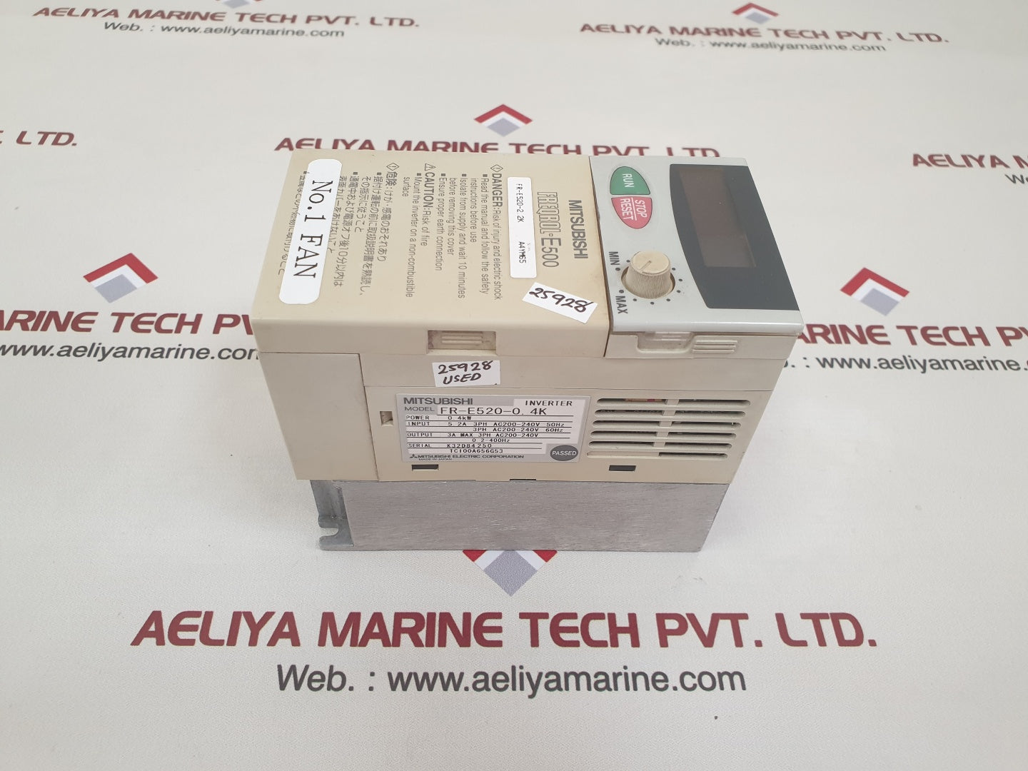 Mitsubishi fr-e520-0.4k inverter