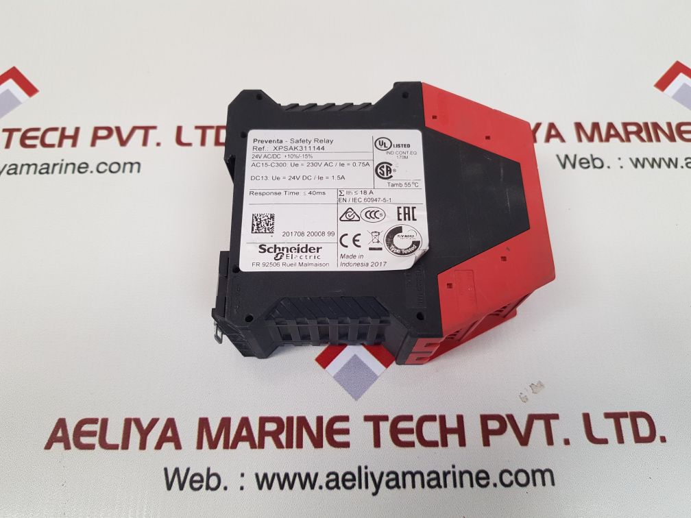 Schneider electric xps-ak safety relay xpsak311144
