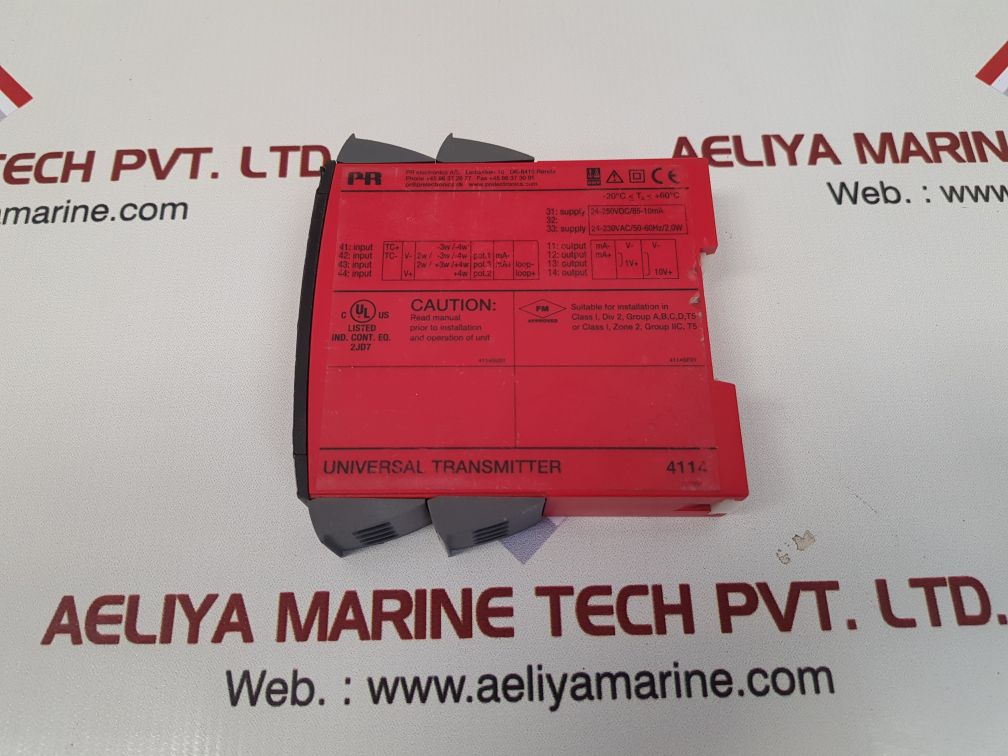 Pr electronics 4114 universal transmitter