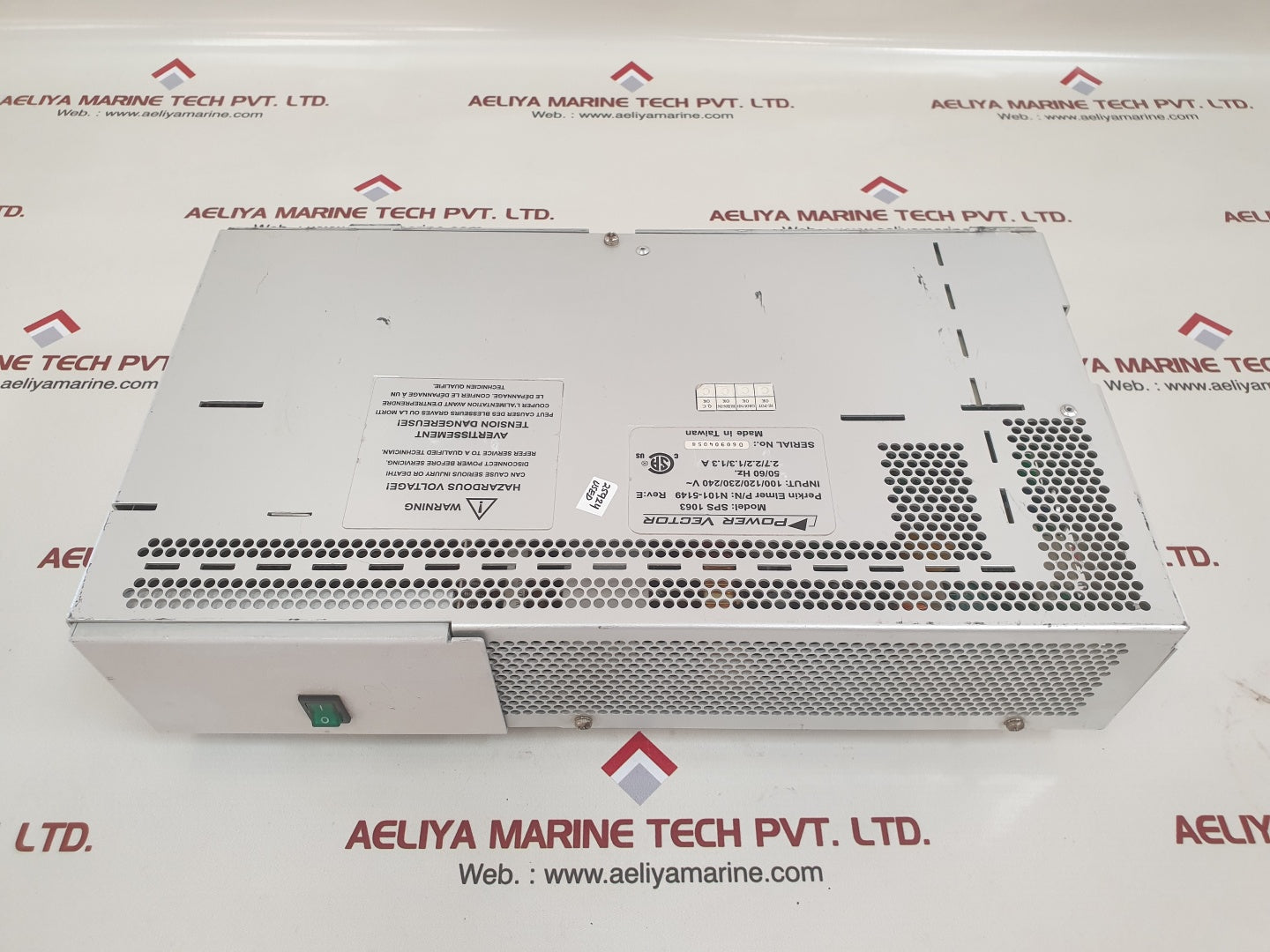 Power vector sps 1063 n101-5149 rev:e perkin elmer