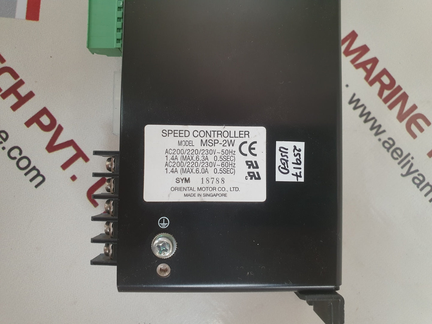Oriental motor msp-2w speed controller