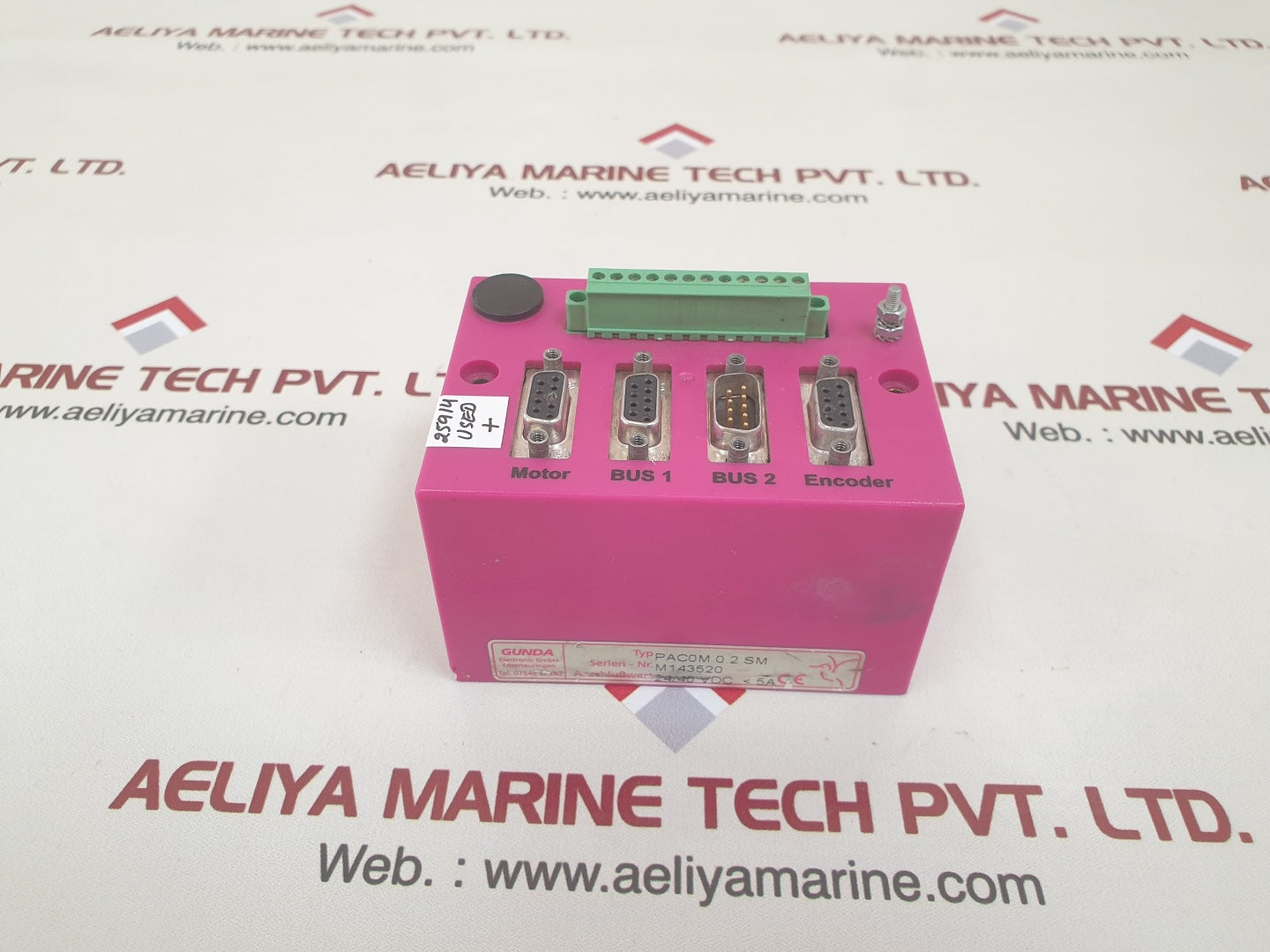 Gunda electronic pacom.0.2.sm motor control 24/40 vdc