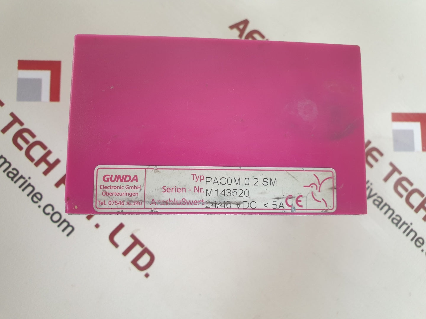 Gunda electronic pacom.0.2.sm motor control 24/40 vdc