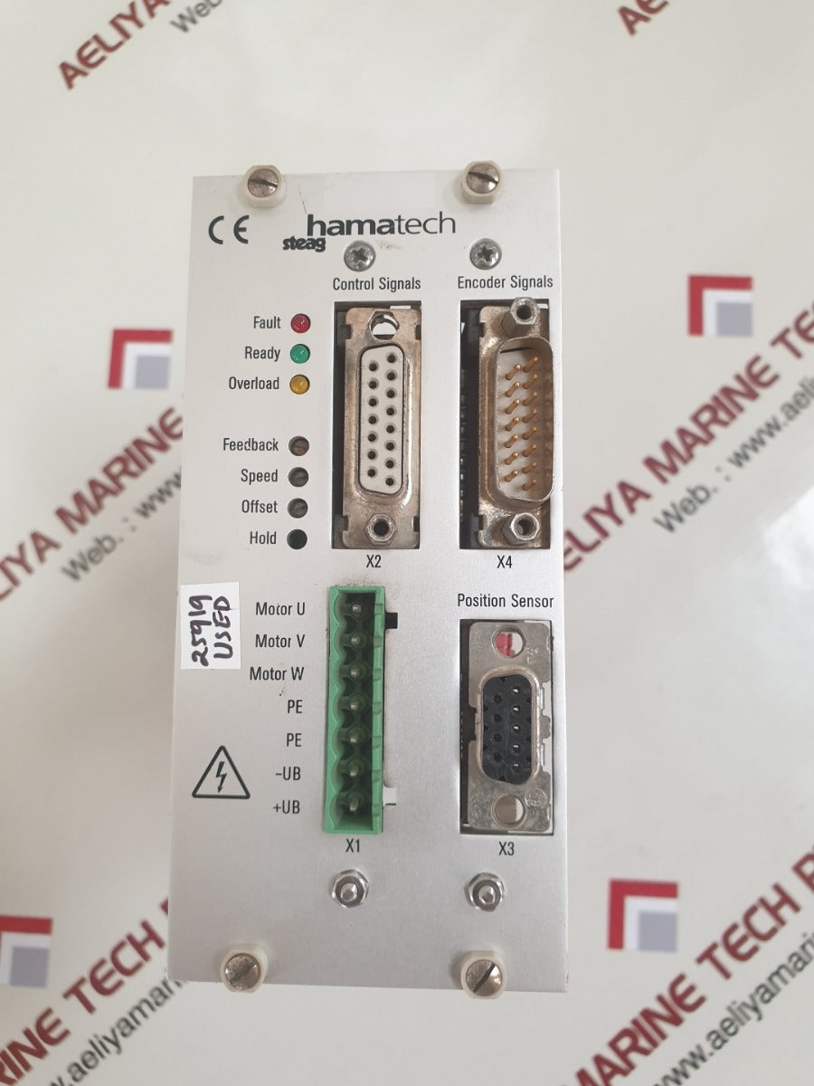Steag hamatech 0202190 motion controller bn 6646.3411 kk-z4-p1-g1-e1-sk-w8 