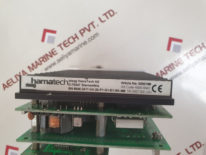 Steag hamatech 0202190 motion controller bn 6646.3411 kk-z4-p1-g1-e1-sk-w8 
