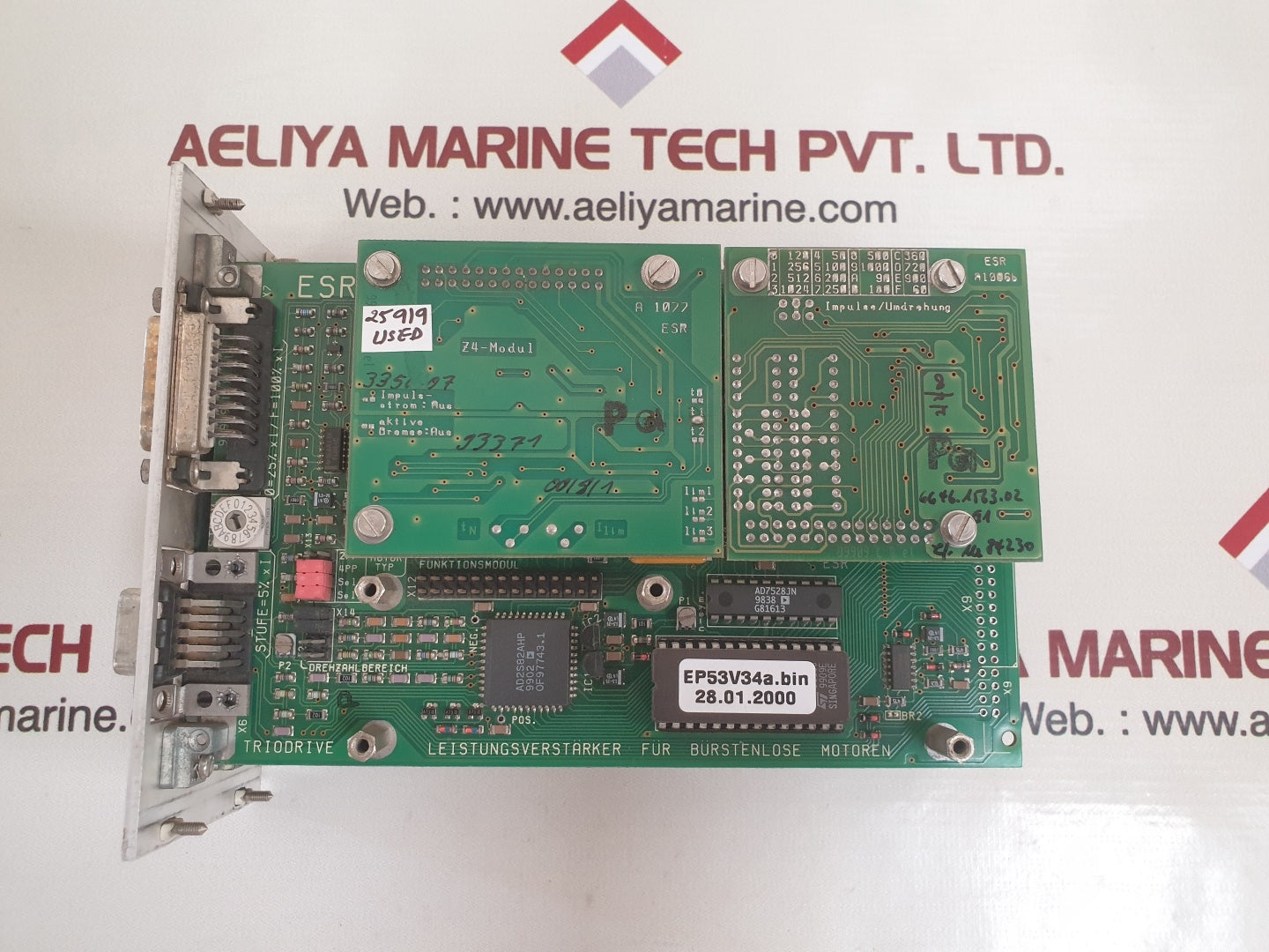 Steag hamatech 0202190 motion controller bn 6646.3411 kk-z4-p1-g1-e1-sk-w8 