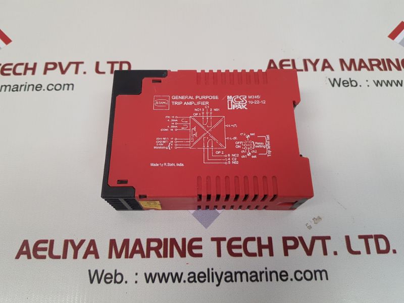 Stahl m346/10-22-12 general purpose trip amplifier
