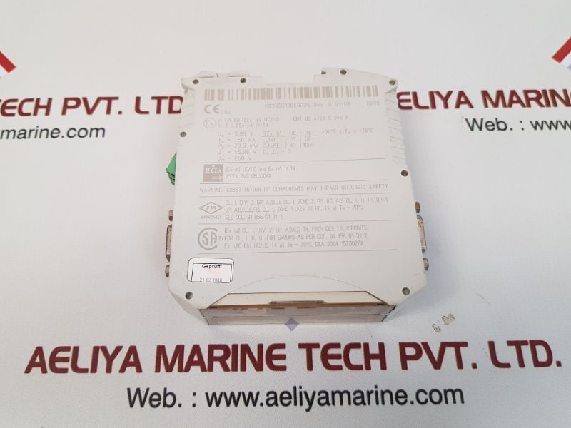 Stahl 9185/11-45-10 fieldbus isolating repeater rev. d