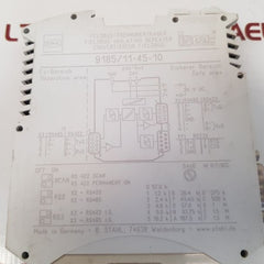 Stahl 9185/11-45-10 fieldbus isolating repeater rev. d