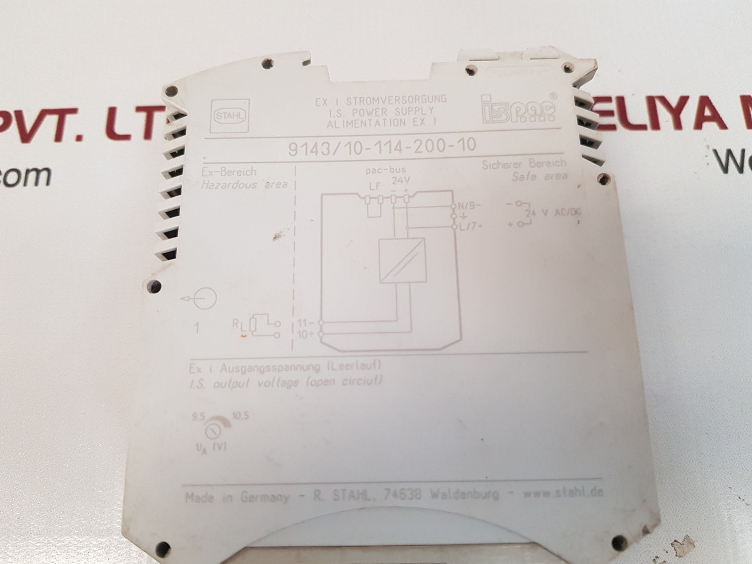 Stahl 9143/10-114-200 power supply 9143/10-114-200-10