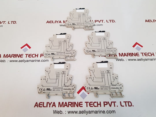 Set of 11x Weidmuller 8533640000 relay