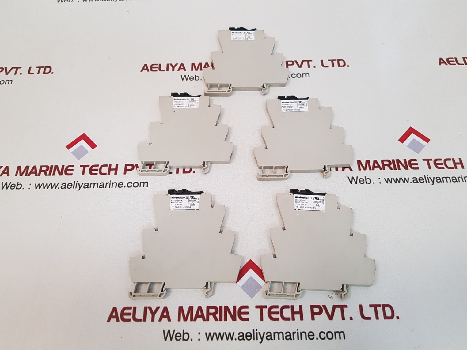 Set of 11x Weidmuller 8533640000 relay