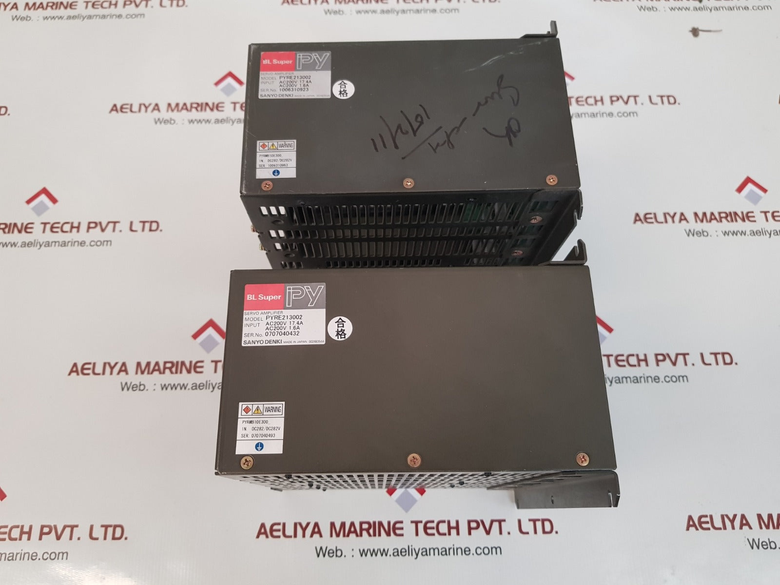 Sanyo denki pyre213002 servo amplifier rack